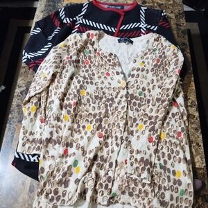 2 Evan Picone cover up tops